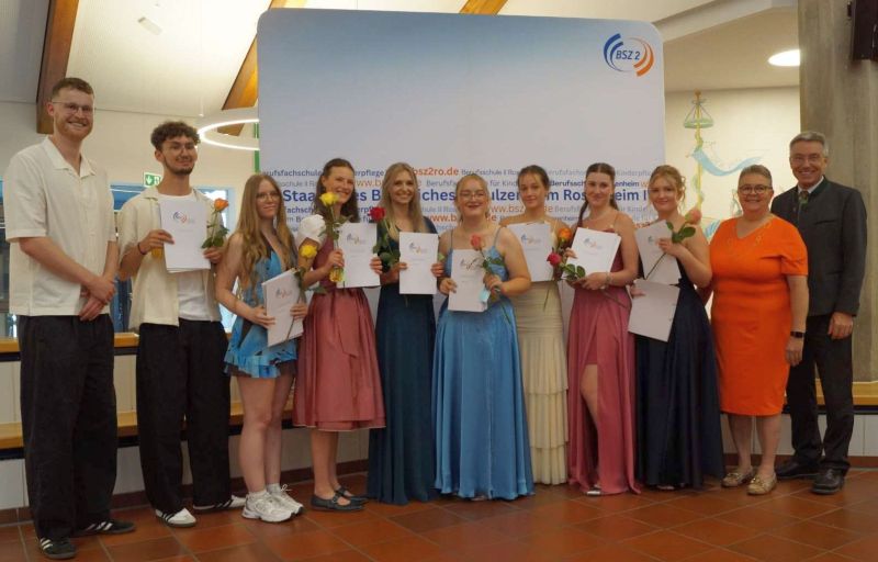 Abschlussfeier der 11. Klassen Kinderpflege